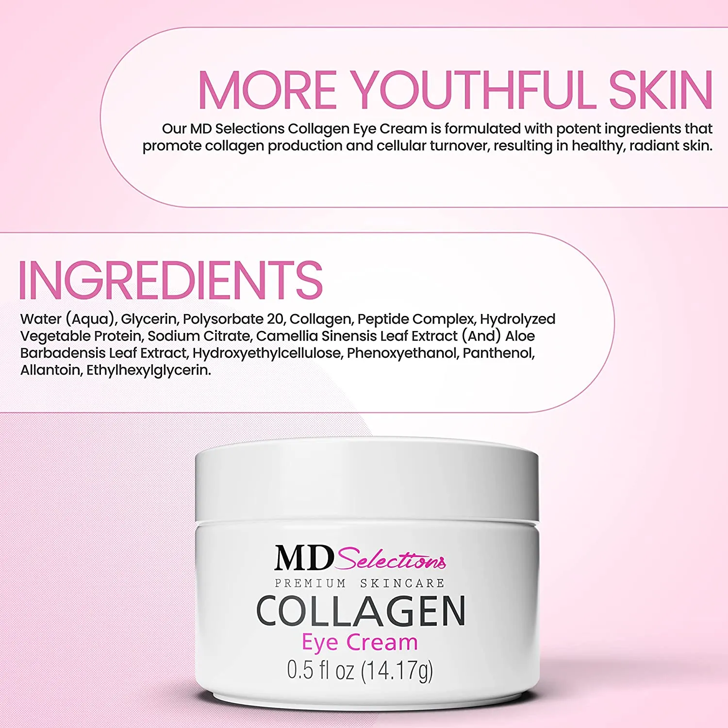 MD Selections Collagen Eye Cream 0.5oz