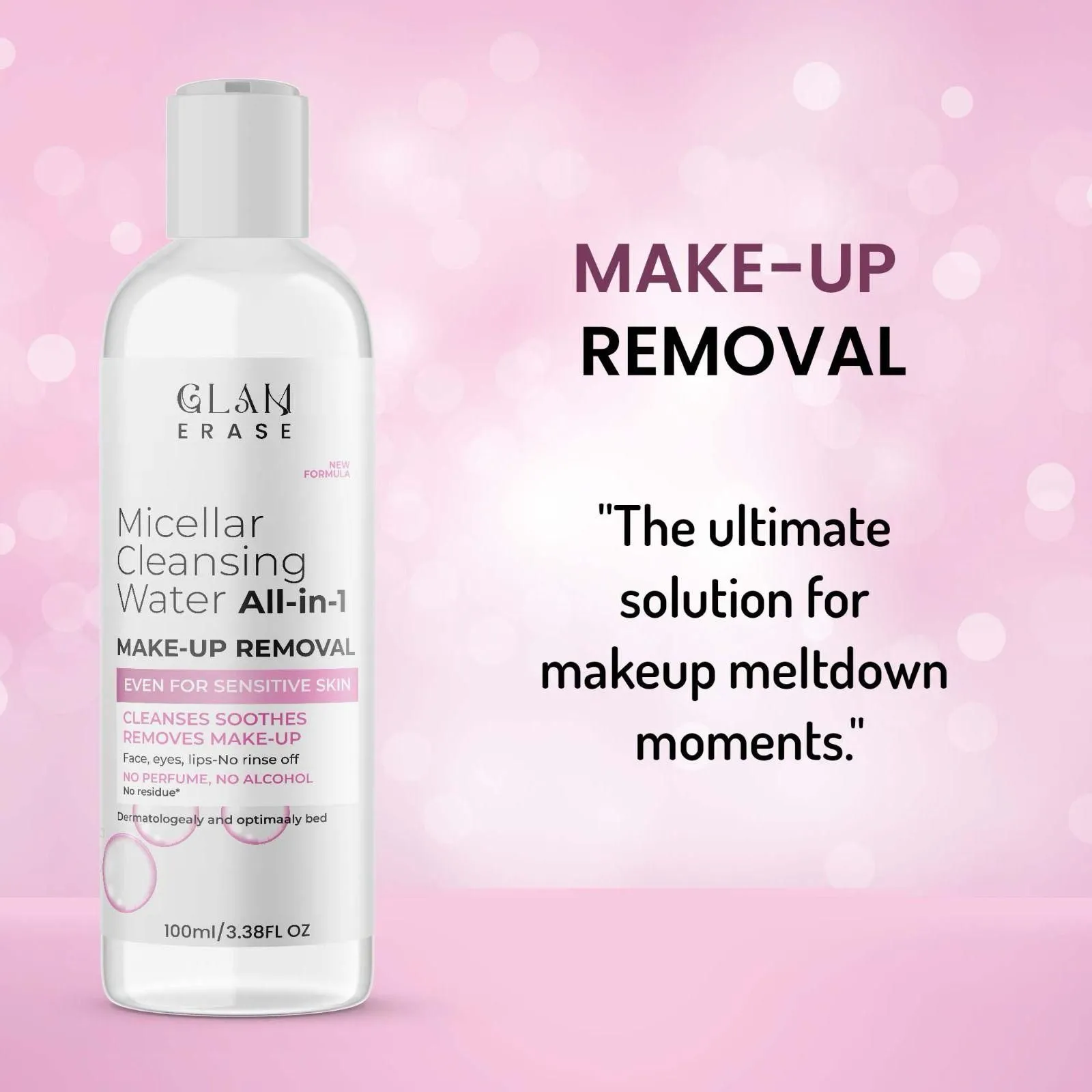 Micellar Cleansing Water All in 1 Make up Removal