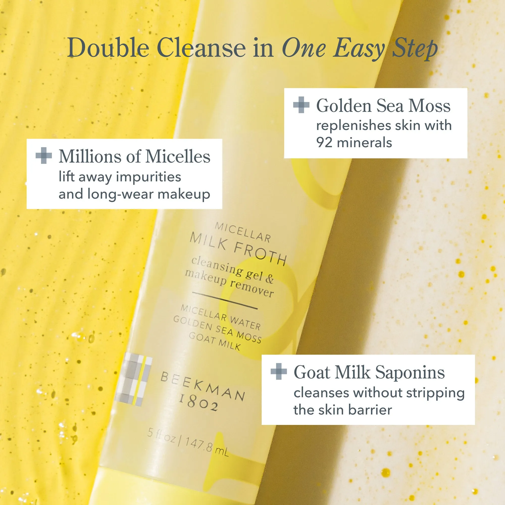 Micellar Milk Froth Cleansing Gel & Makeup Remover