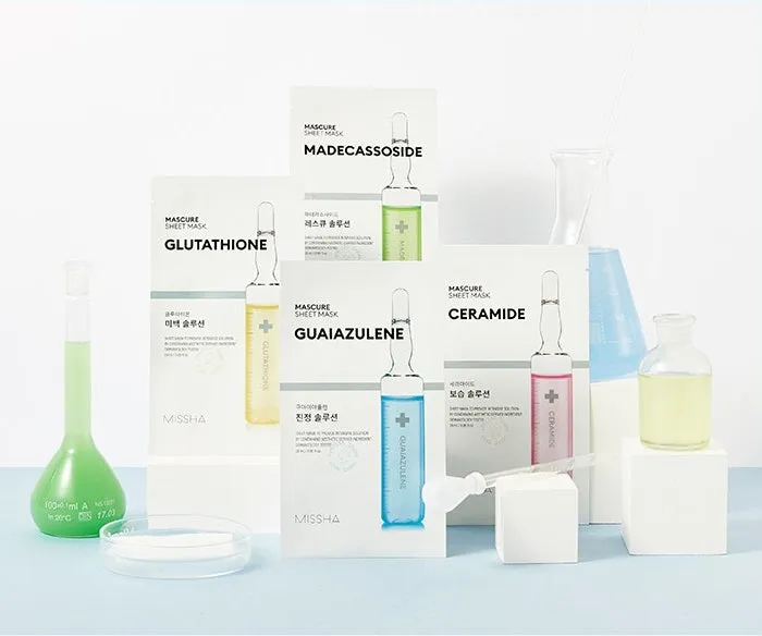 Missha Mascure Solution Sheet Mask- Set of 6