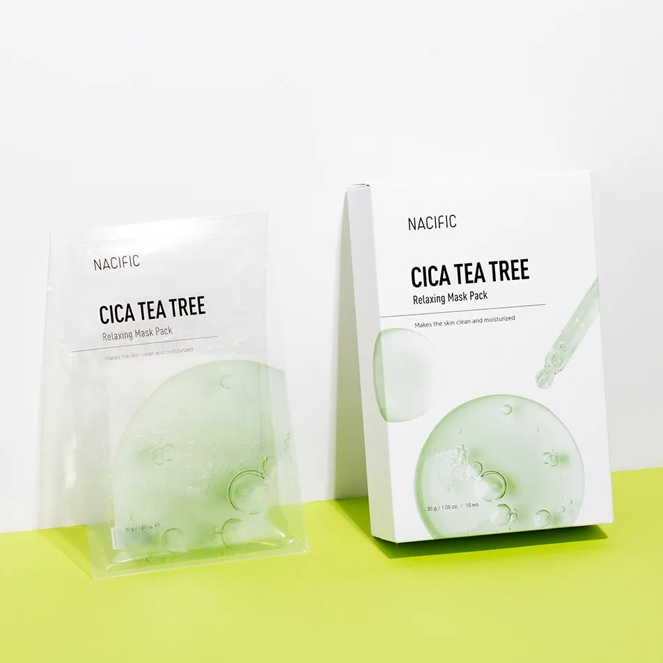 Nacific Cica Tea Tree Relaxing Mask Pack 1ea