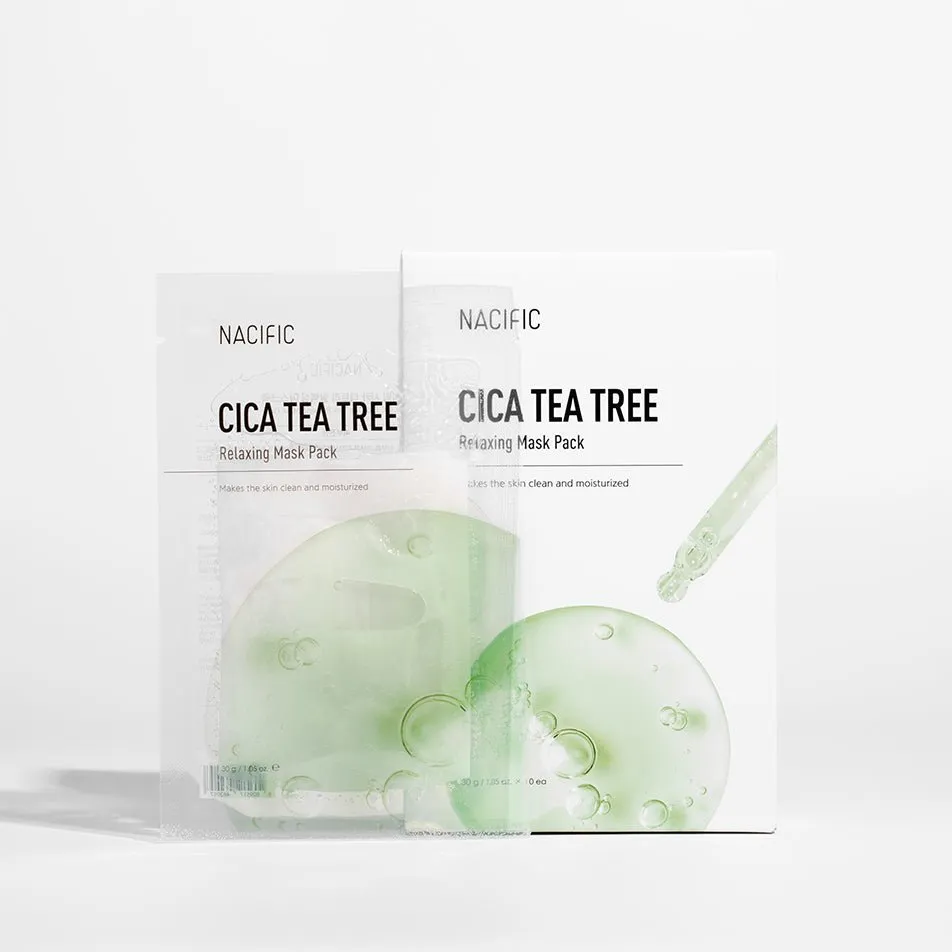 Nacific Cica Tea Tree Relaxing Mask Pack 1ea