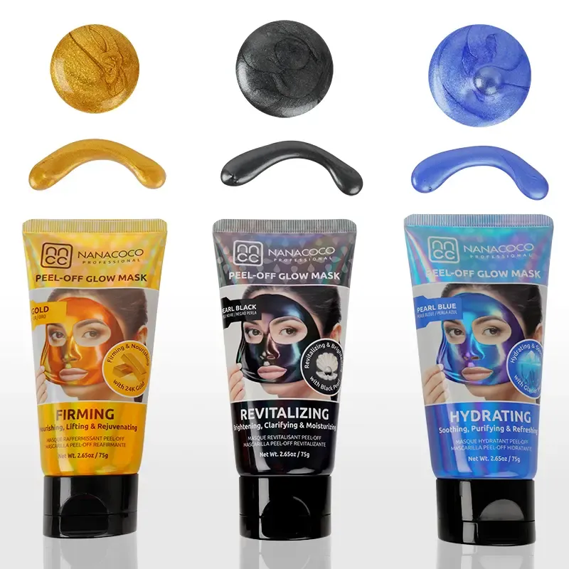 NANACOCO 24K Gold Firming Peel Off Glow Mask 75g (Tube)