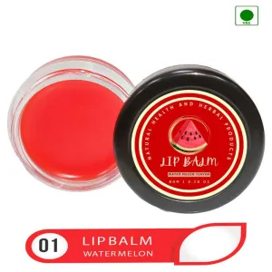 Natural Health and Herbal products Tangy Water-Melon Temptation Lip Soother - Natural Goodness Morning Lips Sticks 12 Hrs Miniaturization, Long Lasting, Romantic, Kissable, Smooth Enriched, Care- 8g