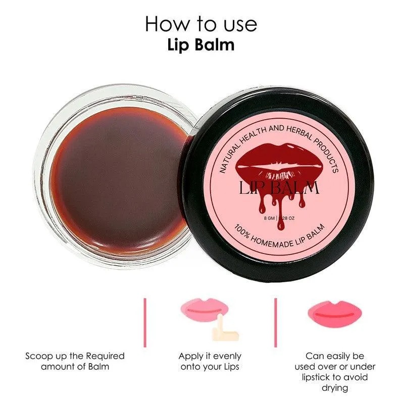 Natural Health and Herbal products Zesty Strawberry Splash Lip Revival: A Treat for Your Maroon Bright Lips 12 Hrs Miniaturization, Long Lasting, Romantic, Kissable, Smooth Enriched, Lip Care- 8g