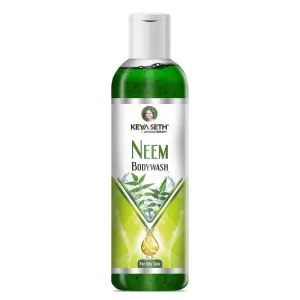 Neem Bodywash Gel Enriched with Pure Neem Essential Oil -Natural Anti Acne & Pimple Unisex for Oily Skin