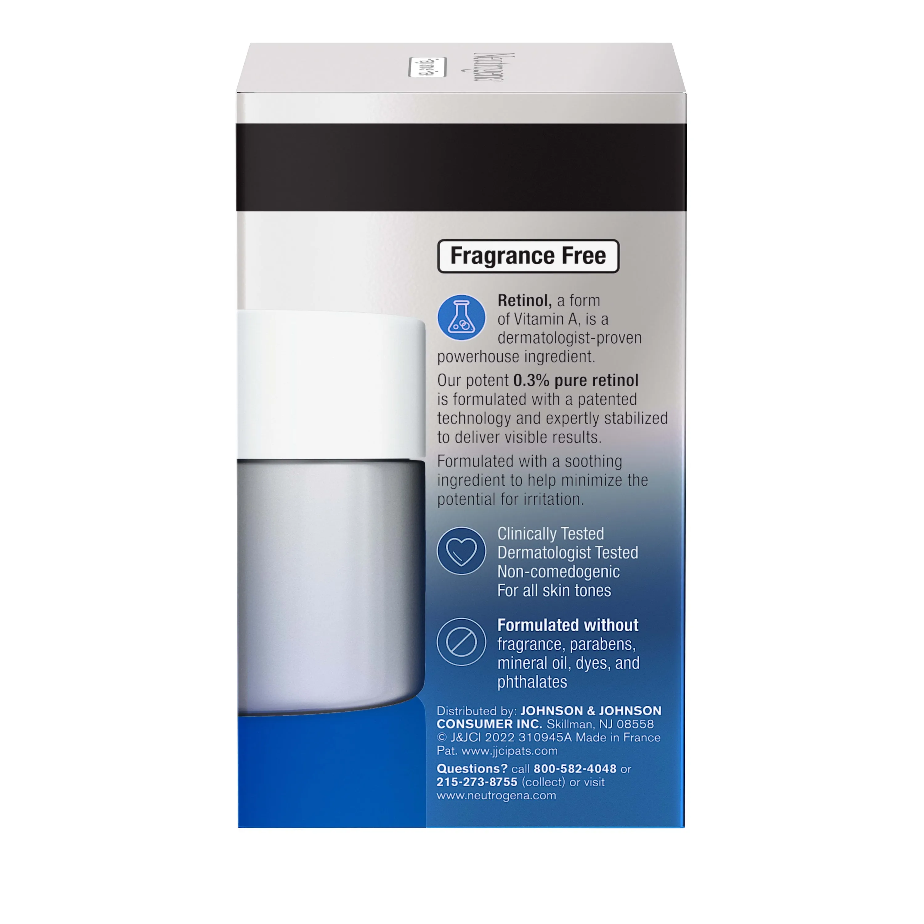 Neutrogena Rapid Wrinkle Repair Cream, Retinol Pro  Night Moisturizer, 1.7 oz