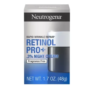 Neutrogena Rapid Wrinkle Repair Cream, Retinol Pro  Night Moisturizer, 1.7 oz