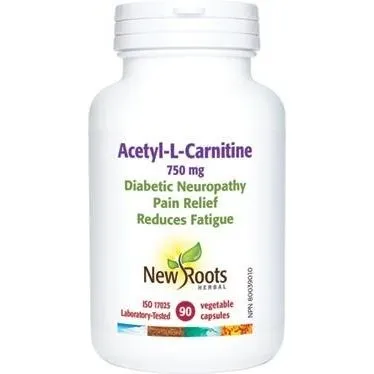 New roots - acetyl-l-carnitine 750 mg - 90 vcaps