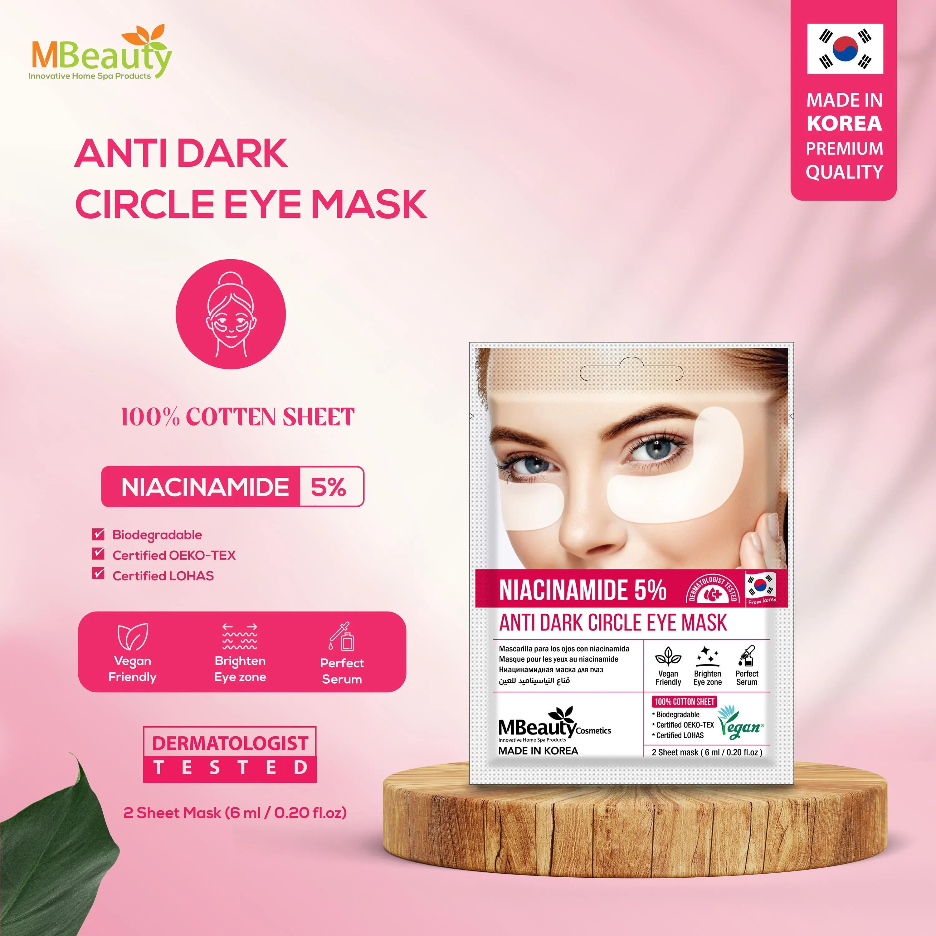 NIACINAMIDE 5% - ANTI DARK CIRCLE EYE MASK
