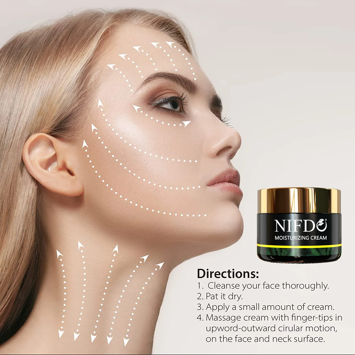 Nifdo Imported Moisturizing Cream in Pakistan with Hyaluronic Acid and Ceramides