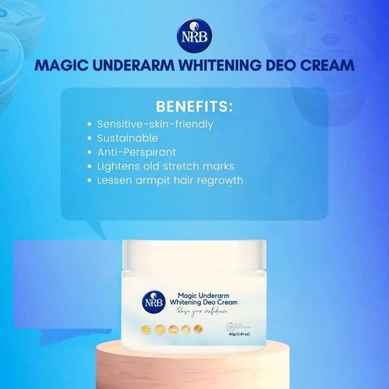 NRB Magic Underarm Whitening Deo Cream - 40g