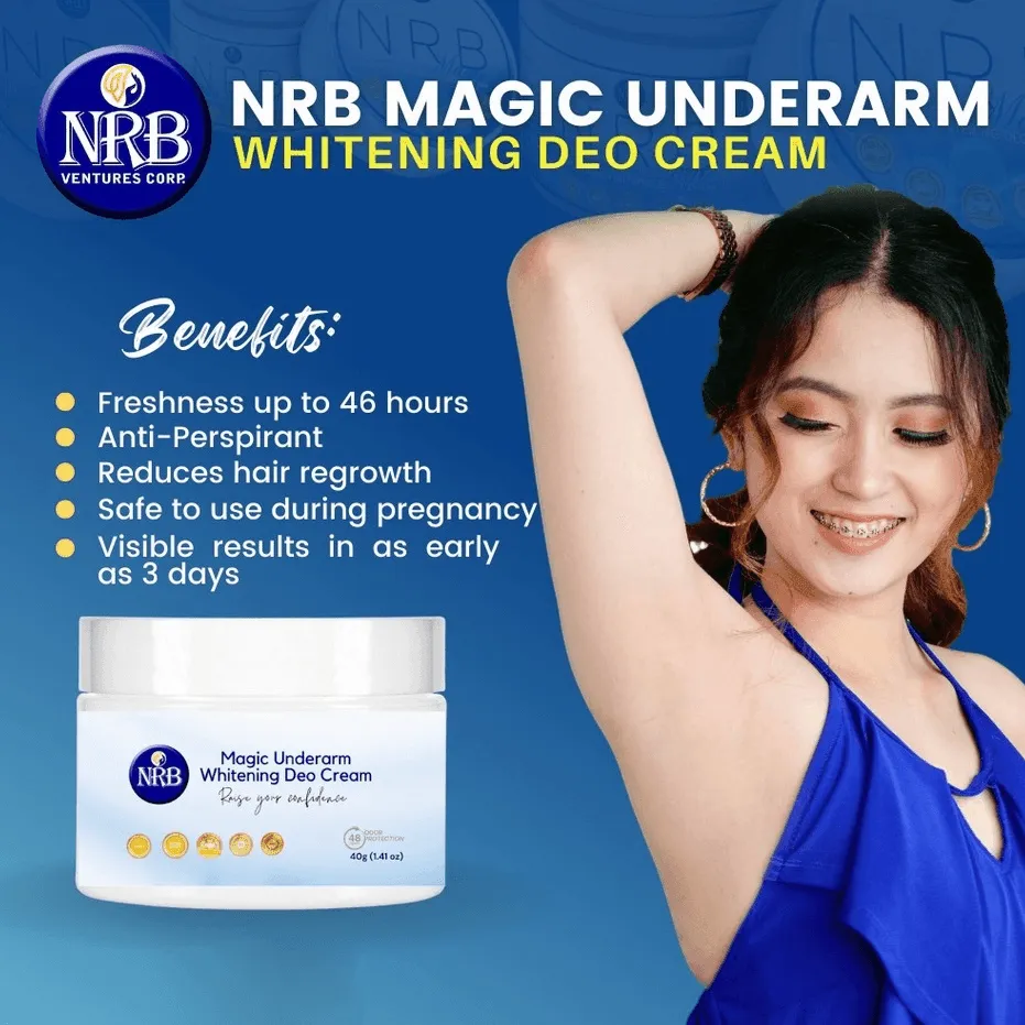NRB Magic Underarm Whitening Deo Cream - 40g