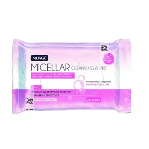 Nuage 3-in-1 Miceller Cleansing Wipes | 2 x 20 Pack