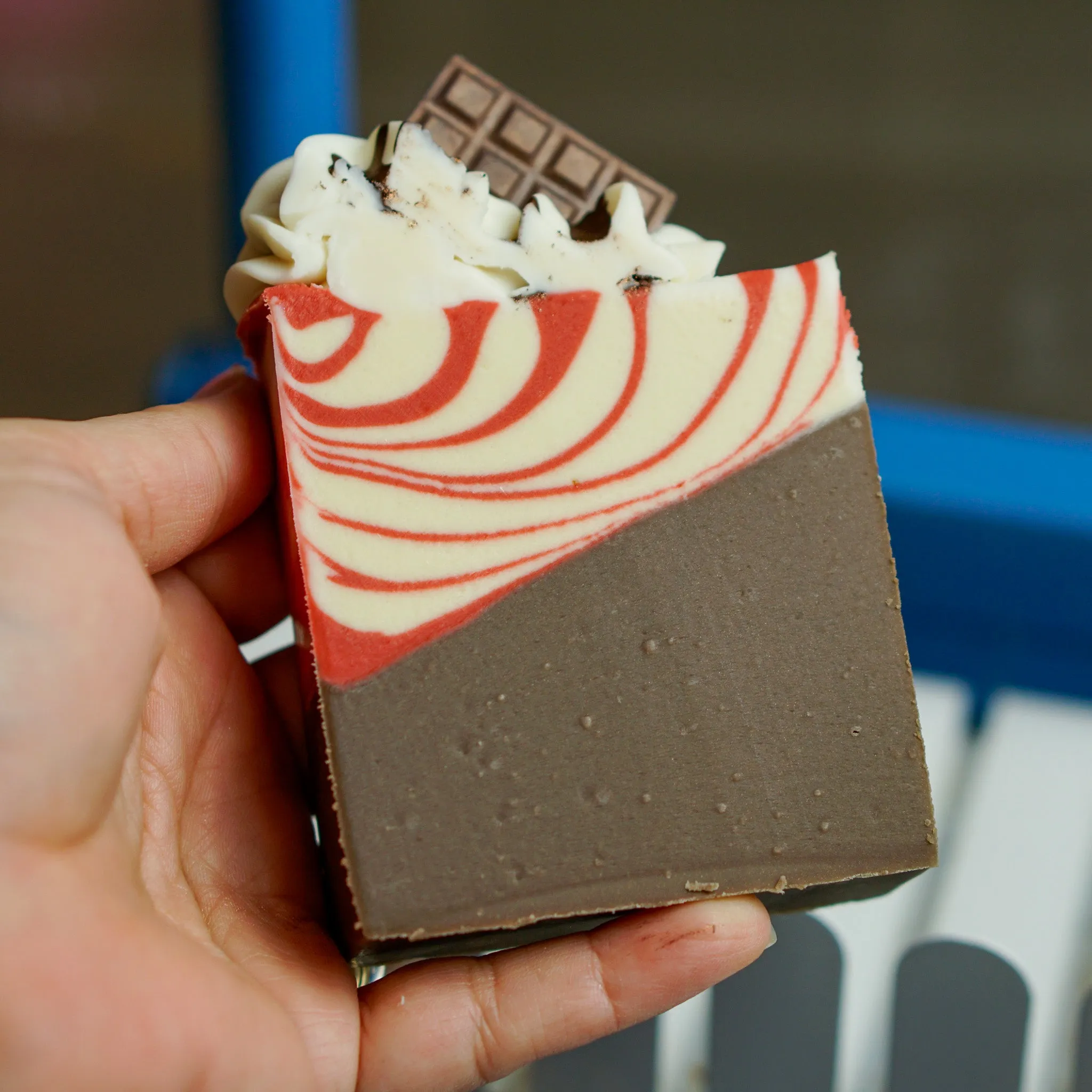 Peppermint Hot Chocolate Soap with Goat Milk