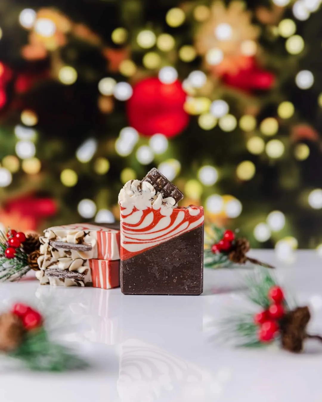 Peppermint Hot Chocolate Soap with Goat Milk