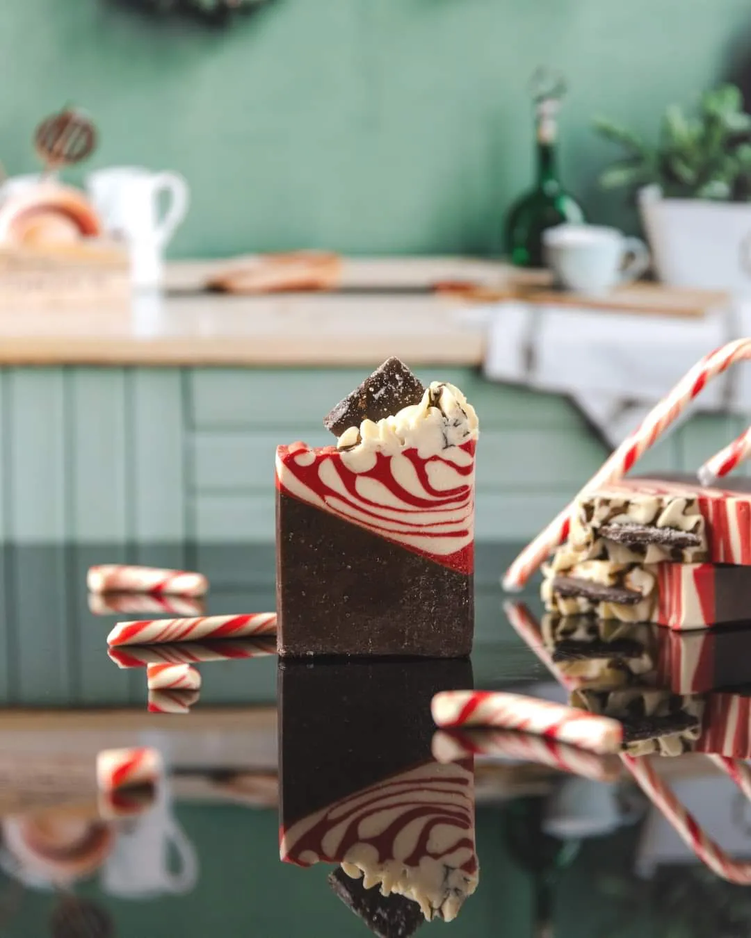 Peppermint Hot Chocolate Soap with Goat Milk