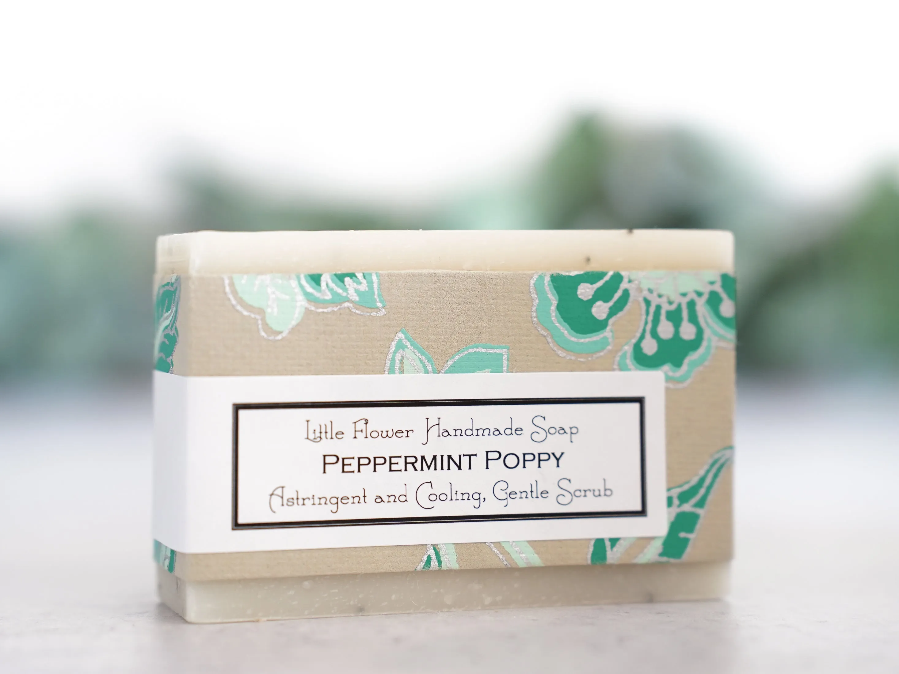 Peppermint Poppy - Large Bar Soap 6oz