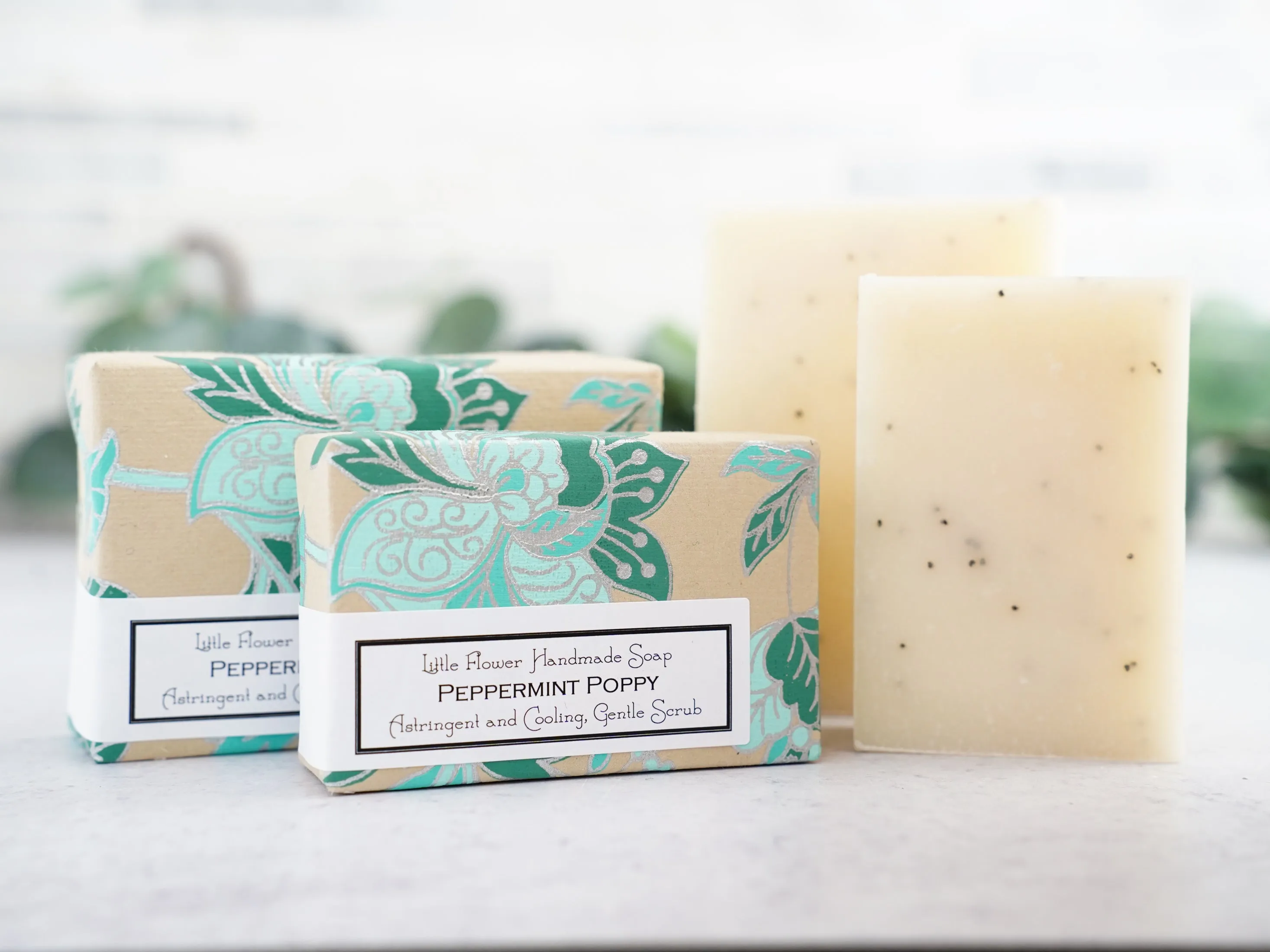 Peppermint Poppy - Large Bar Soap 6oz