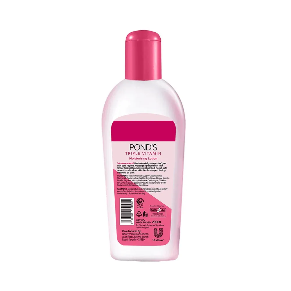 POND'S Triple Vitamin Moisturising Body Lotion - 200ml