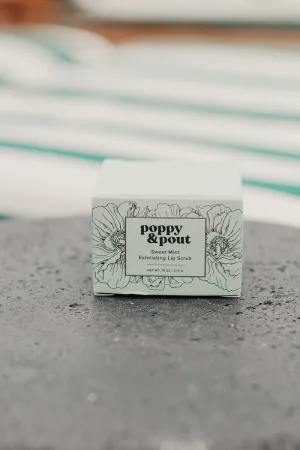 Poppy & Pout Lip Scrub - Sweet Mint