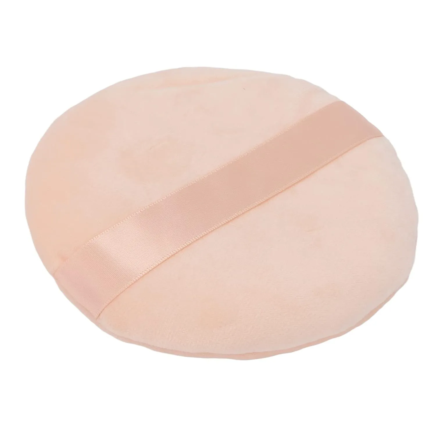 Powder Puff Wet Dry Use Washable Soft Swansdown Ultra Large Round Loose Powder Puff for Makeup Velvet Puff Velvet Egg Sponge Soft Skin Friendly Non Absorbent Wet Dry (Skin Color)