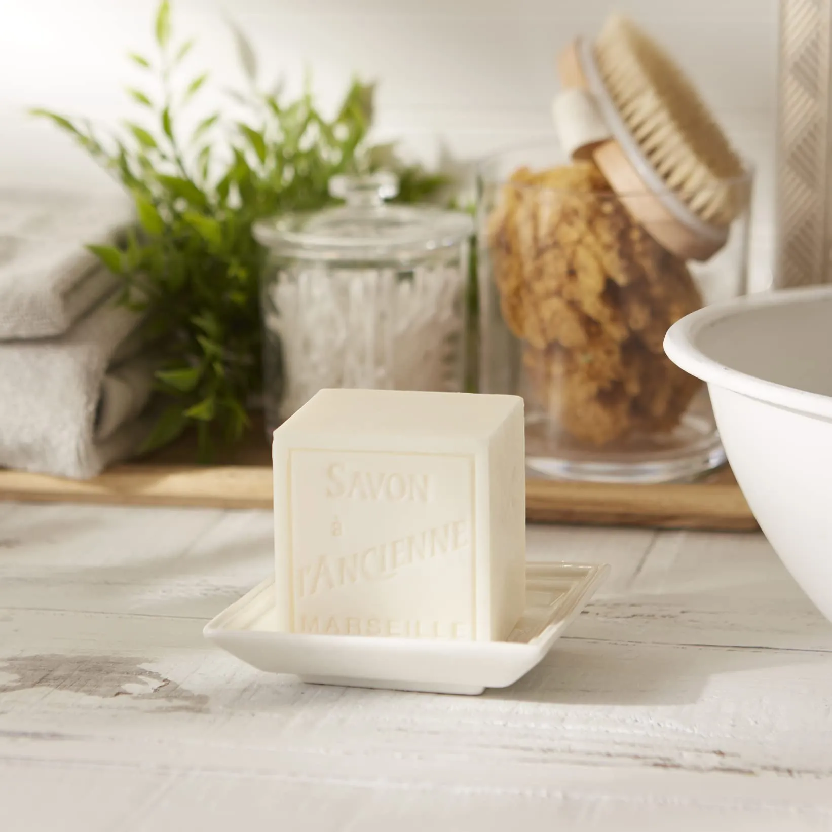 Pre de Provence: Marseille Olive Oil Cube Soap for Multi-Purpose Use