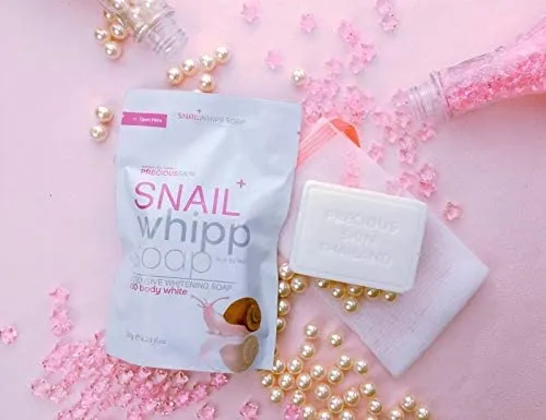 Precious Skin Snail Whipp Body Soap Intensive Whitening Soap 120g