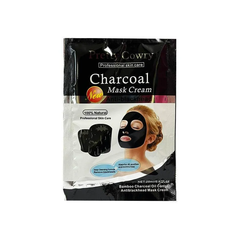 Pretty Cowry Charcoal Mask Cream - 20ml