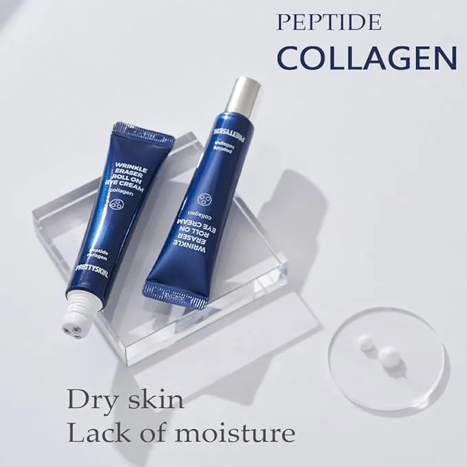 Prettyskin Roll on Eye Cream with Hydrolyzed Collagen