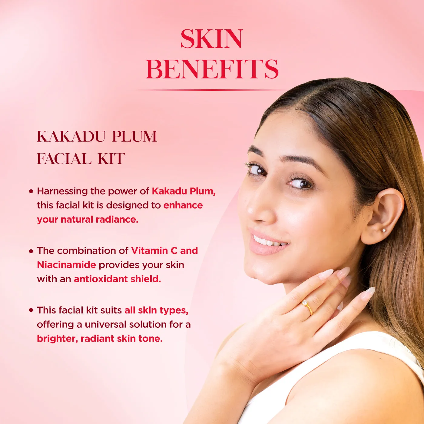 Professional Kakadu Plum Facial kit  | 6 Steps 12 facial kit Set