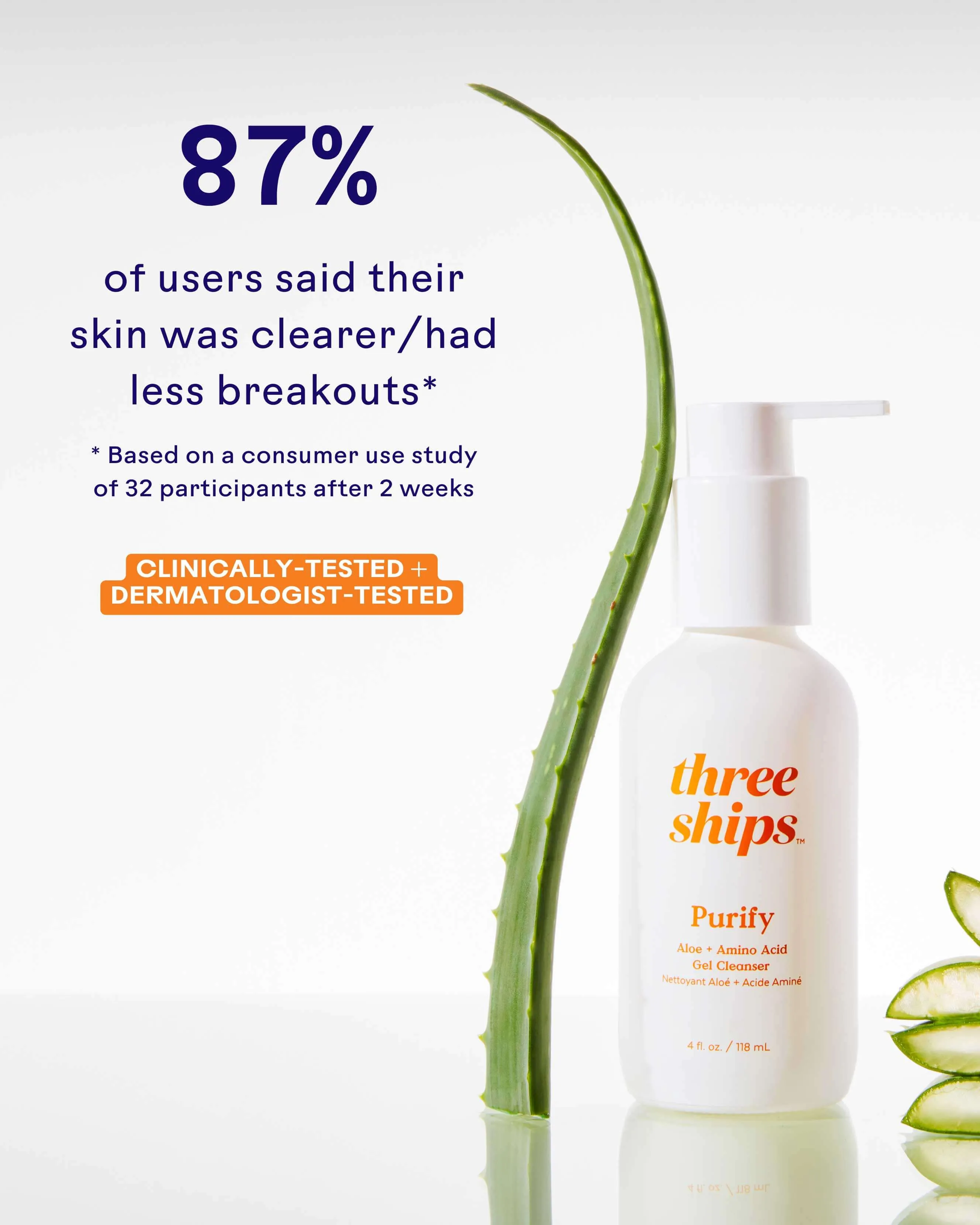 Purify Aloe   Amino Acid Gel Cleanser