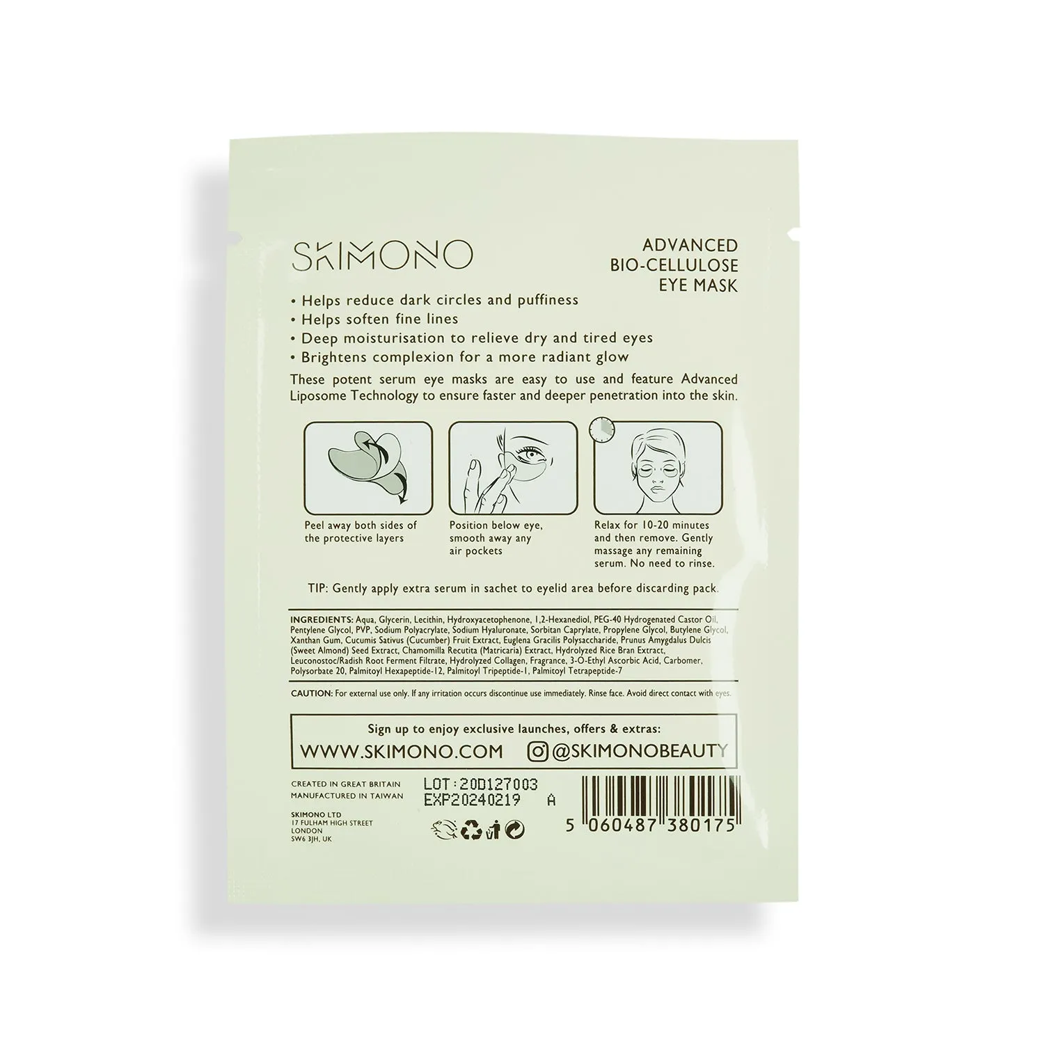 Radiance Recovery 4c Eye Mask