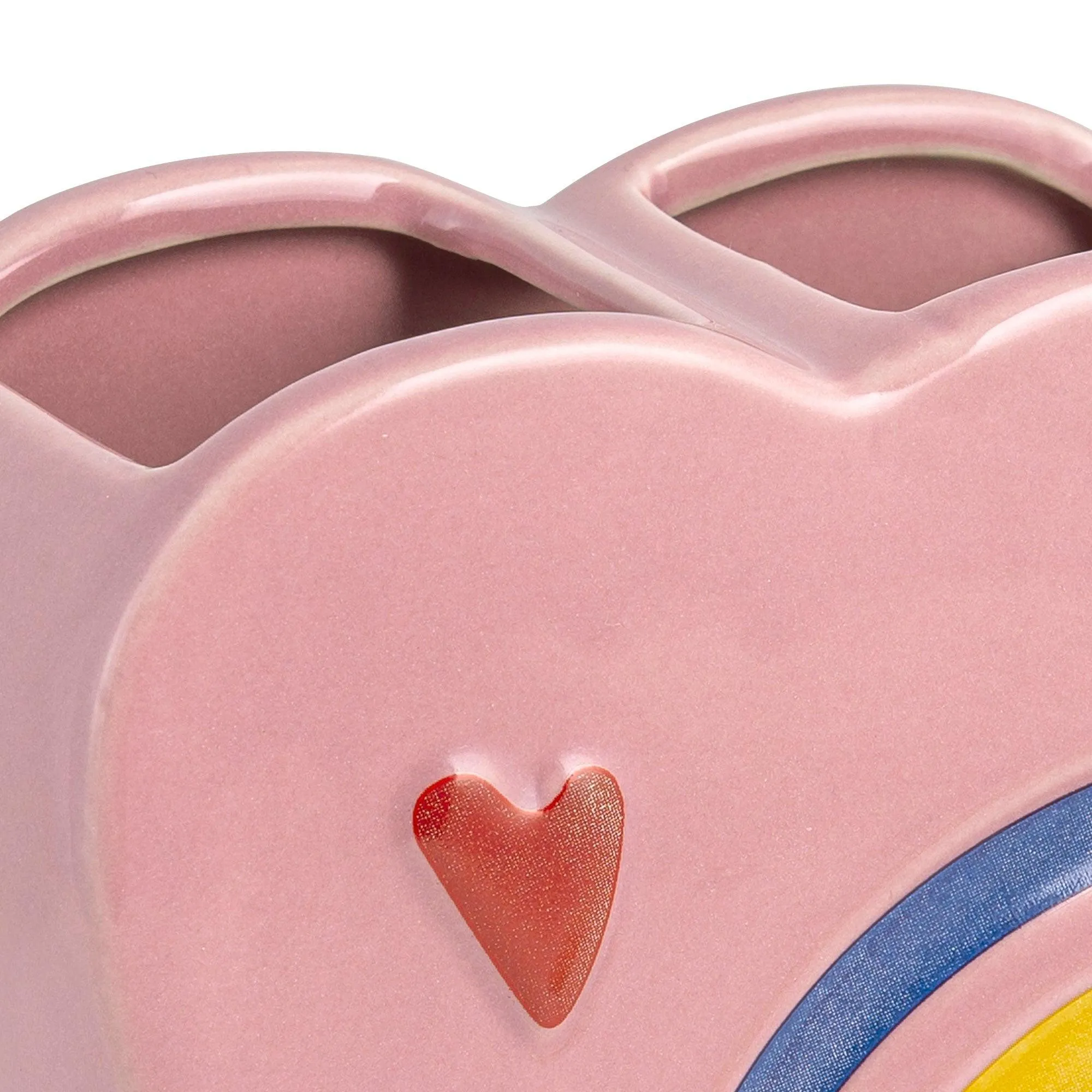 Rainbow Hearts 4-Piece Bathroom Accessory Set