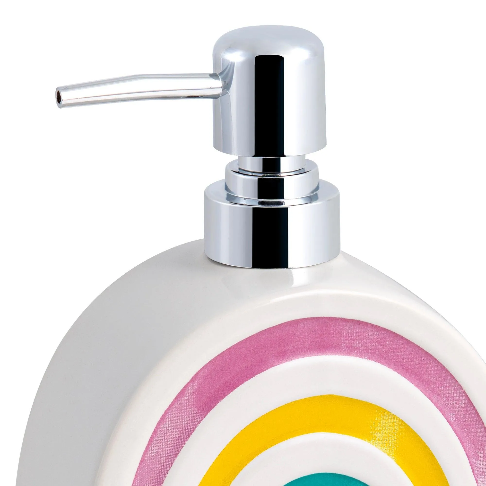 Rainbow Hearts 4-Piece Bathroom Accessory Set