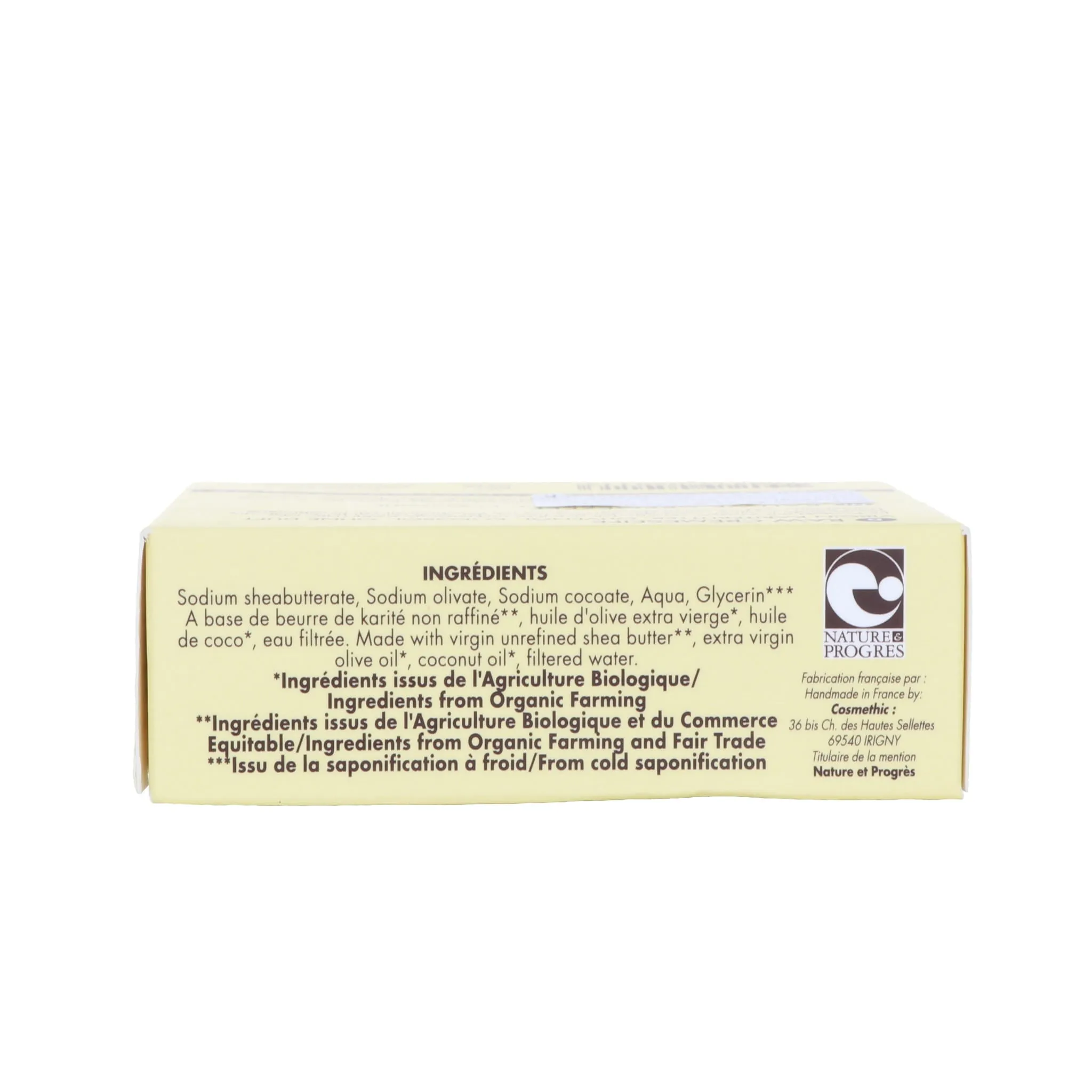 Raw Shea Butter Soap for Dry Skin, Fragrance-free, 100 g