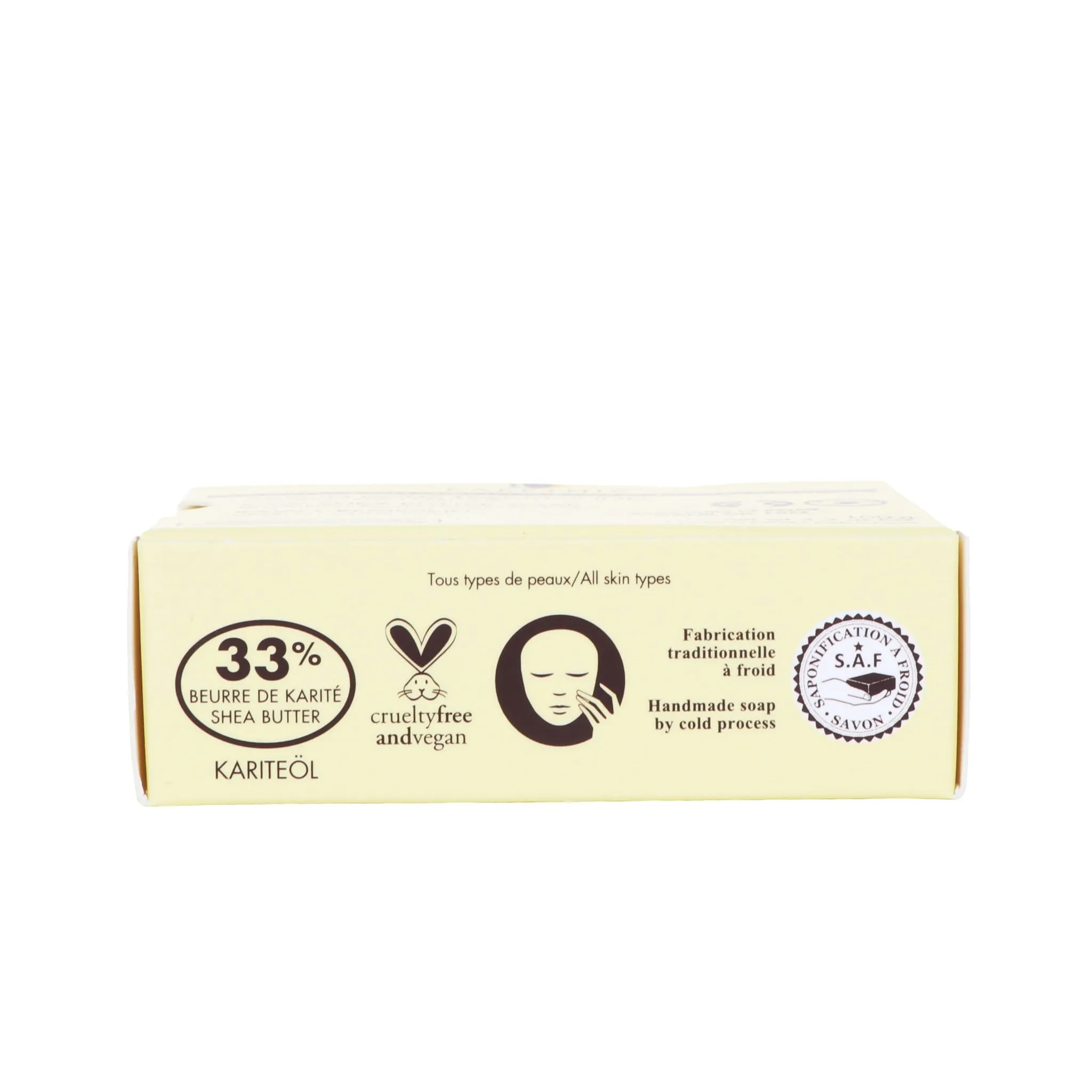 Raw Shea Butter Soap for Dry Skin, Fragrance-free, 100 g