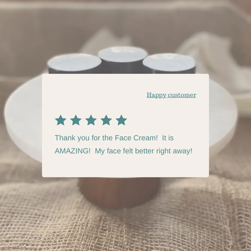 Rejuvenating Face Cream | For Normal or Mature Skin | Tallow with Geranium, Frankincense, and Lavender | Tallow for Face