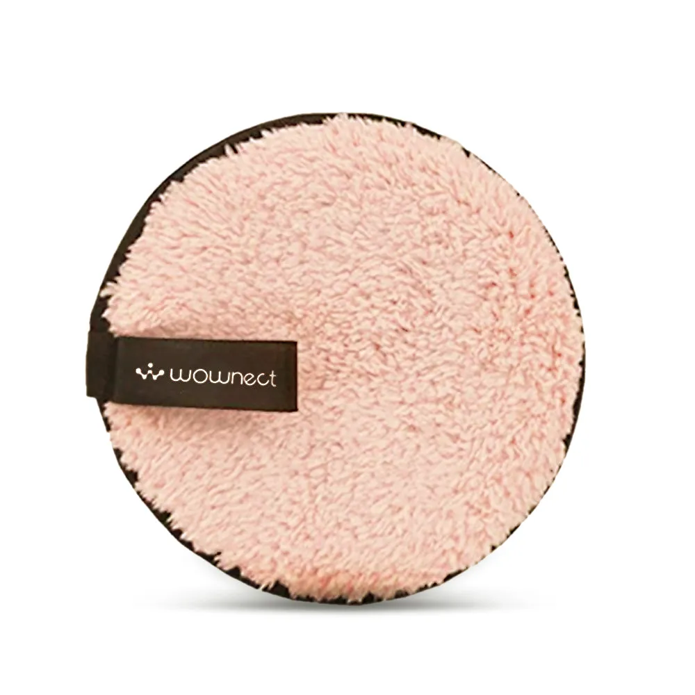 Reusable Sponge Makeup Remover Pad Cloth Face & Eye Cleansing Round Circle Puff Eco-friendly Washable Makeup Removing Pad 2 Pack)