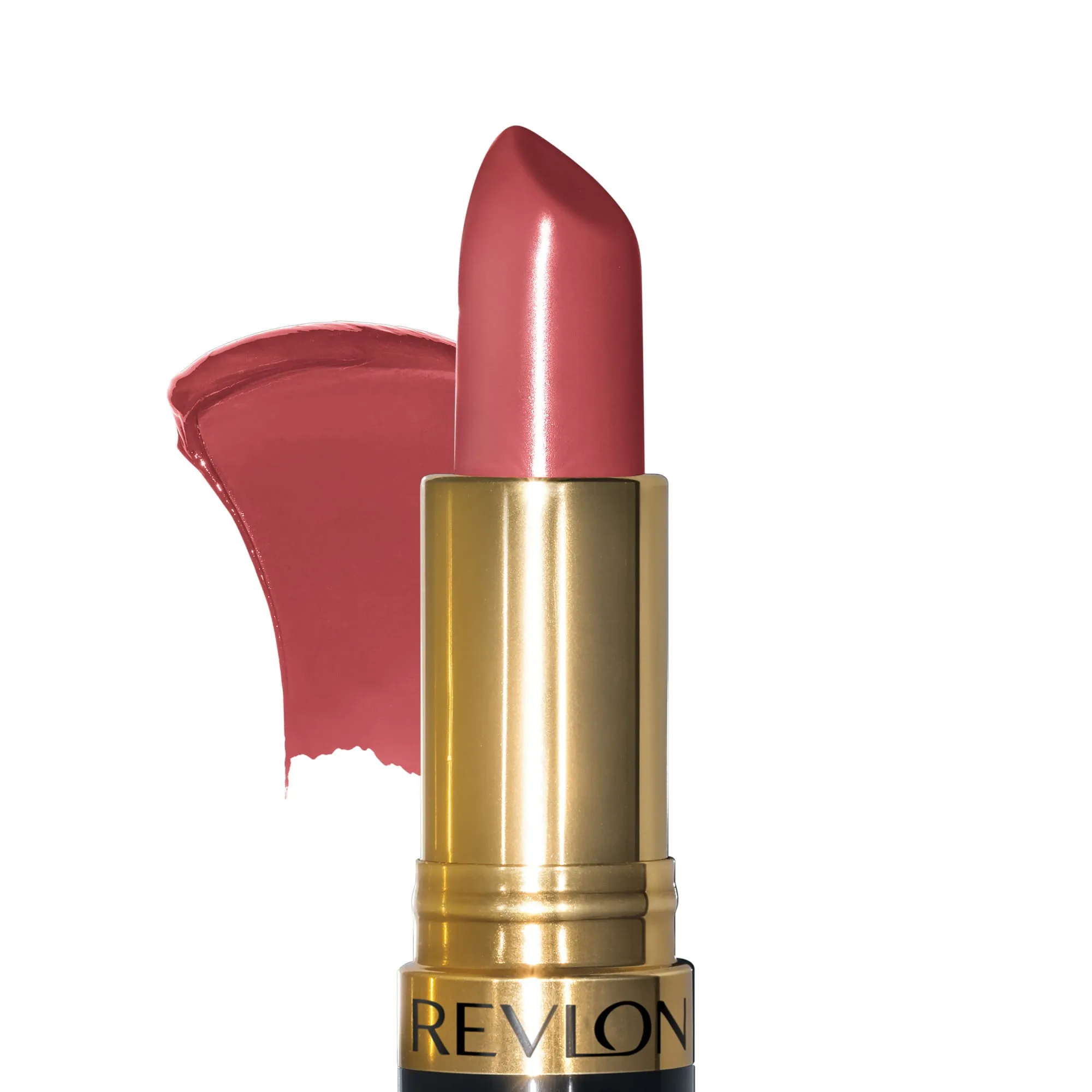 Revlon Super Lustrous Lipstick with Vitamin E and Avocado Oil, Teak Rose (445), 0.15 oz
