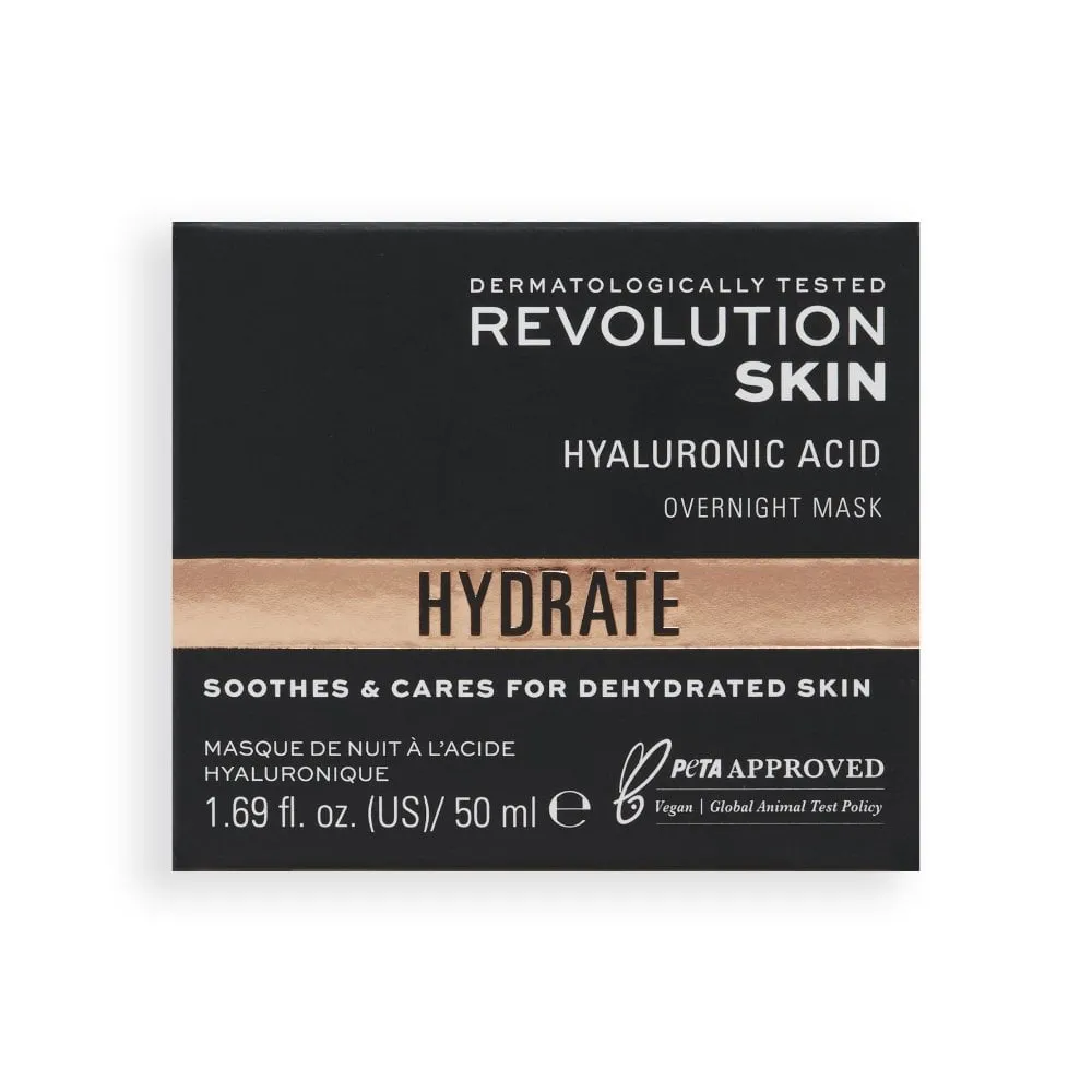 Revolution Skincare Hyaluronic Acid Overnight Hydrating Mask 50ml