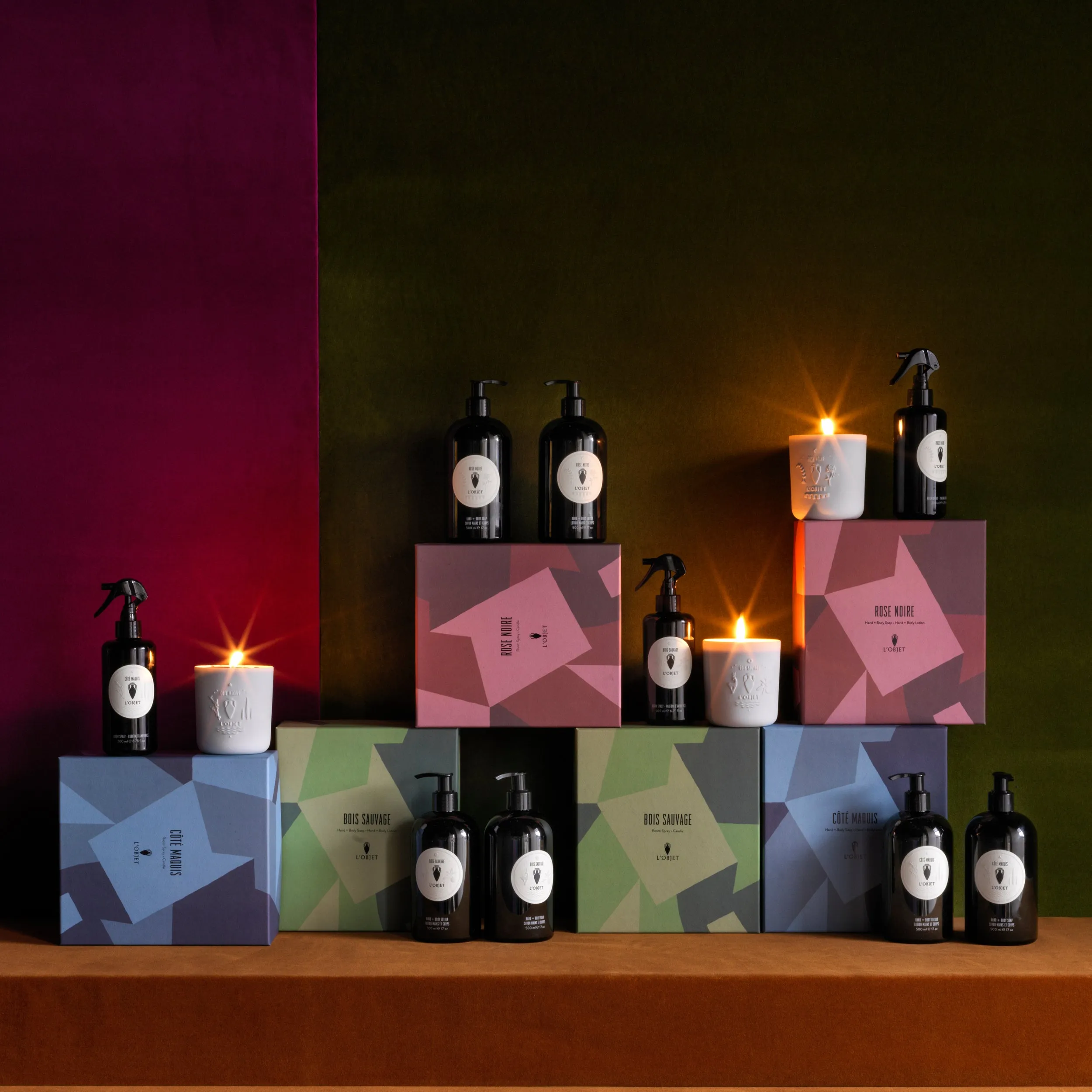 Rose Noire Hand and Body Soap   Lotion Gift Set