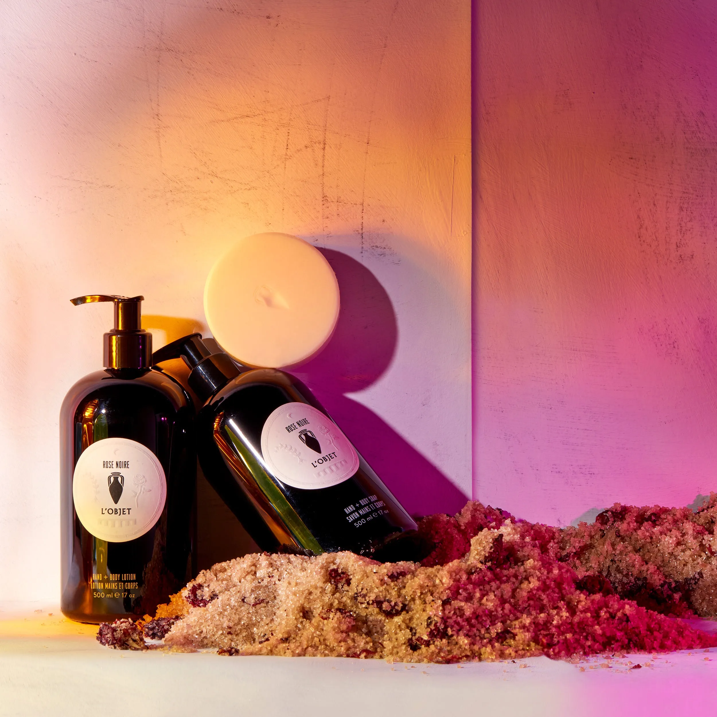 Rose Noire Hand and Body Soap   Lotion Gift Set