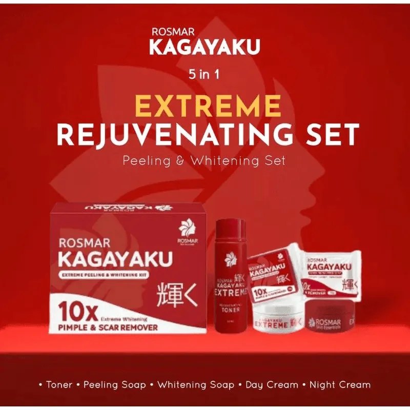 Rosmar Kagayaku Extreme Peeling & Whitening Kit
