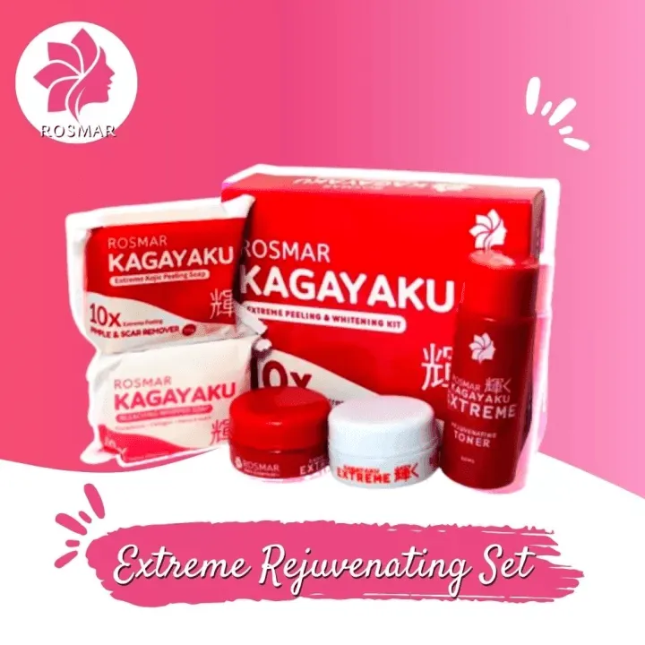 Rosmar Kagayaku Extreme Peeling & Whitening Kit