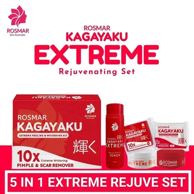 Rosmar Kagayaku Extreme Peeling & Whitening Kit