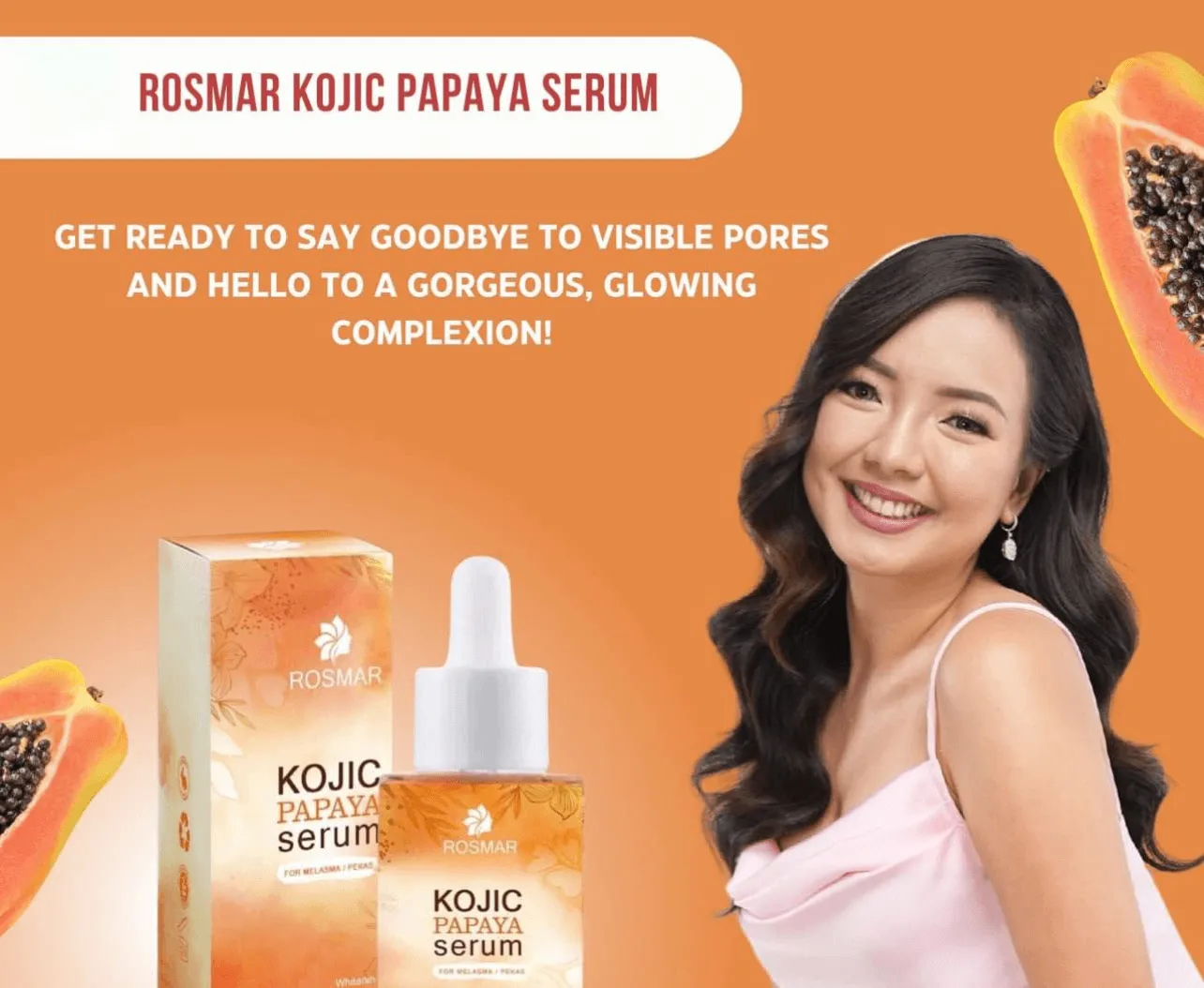 Rosmar Kojic Papaya Serum - 30ml