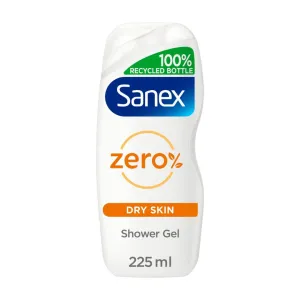 Sanex Zero% Nourishing Shower Gel for Dry Skin 225ml (N)