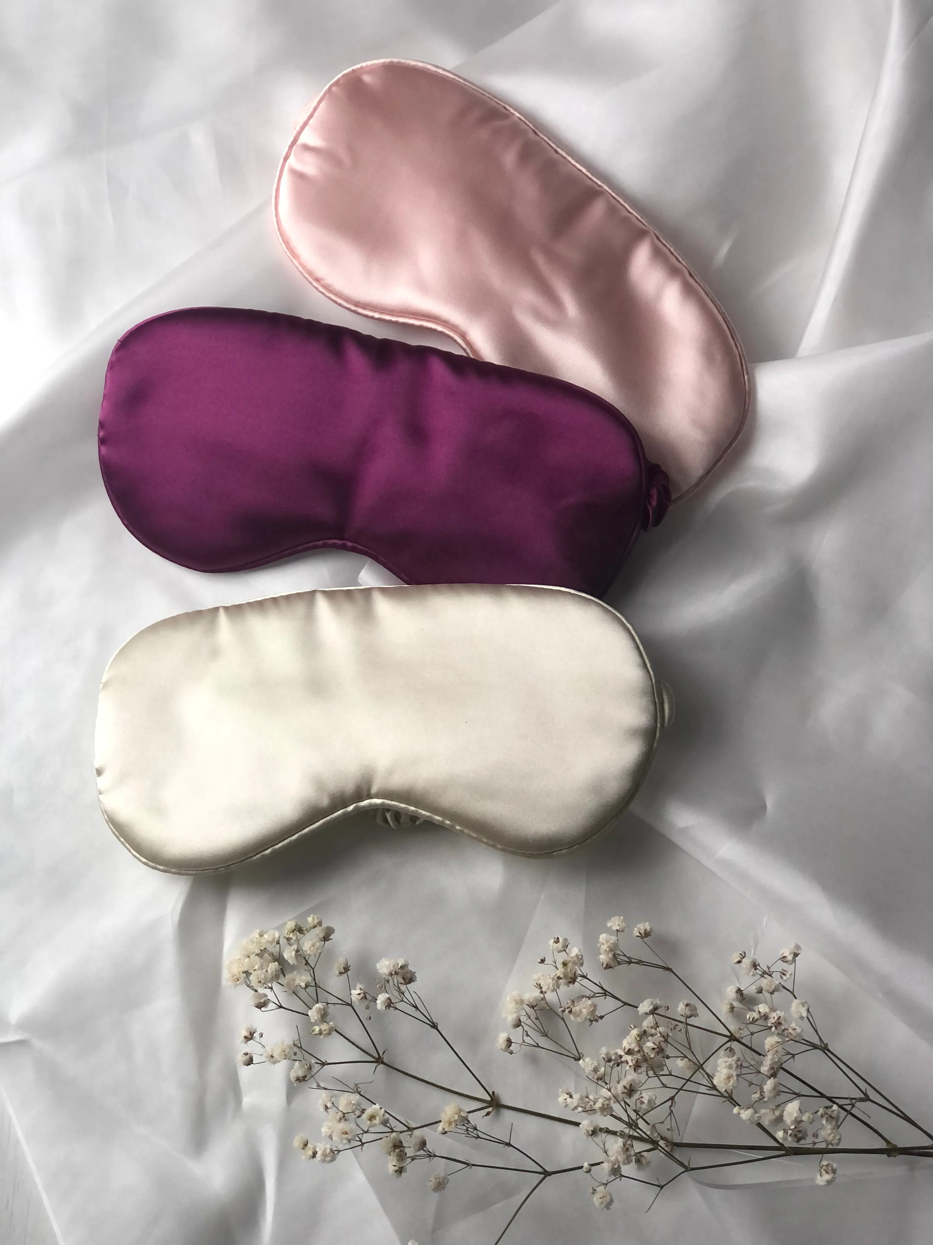 Satin Sleeping Eye Mask - Purple