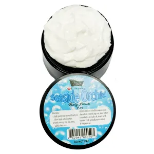 Seaside Orchid Organic Moisturizing Body Lotion Shea Cocoa Butter 4 oz